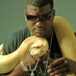 K.B. Da Kidnappa w/ his python "Killa"